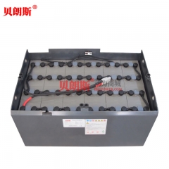 廣東TCM叉車電池廠家供應(yīng)1.5噸TCM電動平衡重叉車電池9PZB450-48V安裝圖